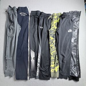 Boy Youth Medium (10-12) Sweatpants Lot Of 7 Nike UnderArmour Abercrombie Adidas